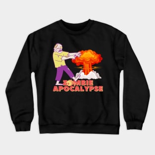 zombie apocalypse by no future b Crewneck Sweatshirt